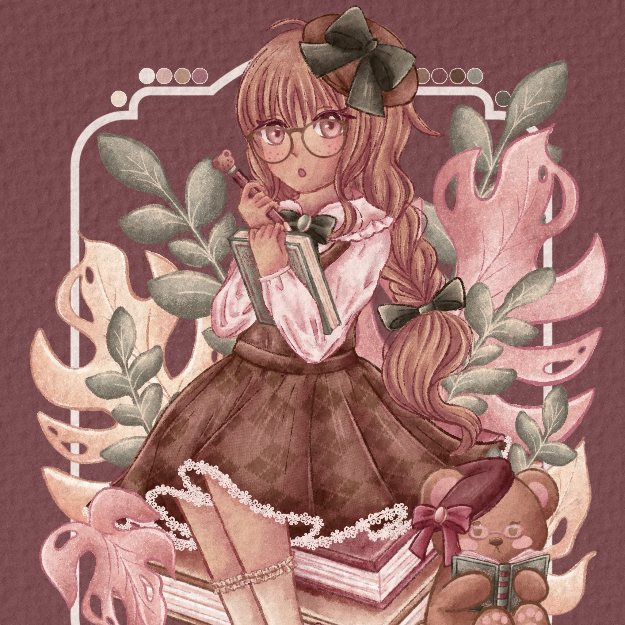 Book Girl & Bear